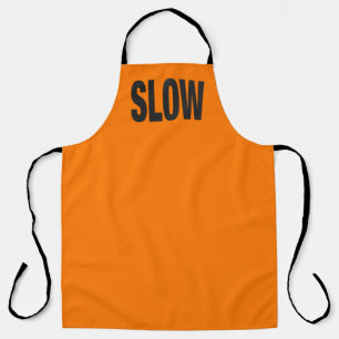 Slow Caution Sign  Apron