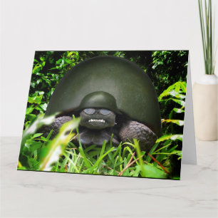 Slow Commando - Army Turtle Card