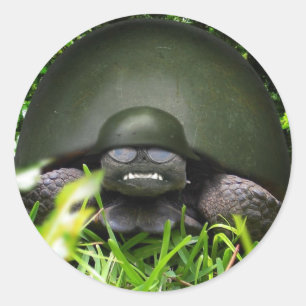 Slow Commando Classic Round Sticker