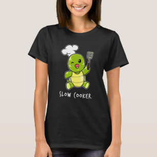 Slow Cooker Baby Turtle Cooking Tortoise Kitchen T-Shirt