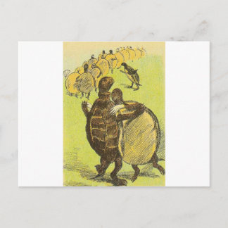 Slow Dance Turtles Postcard