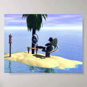 Slow Day at the Shop Poster