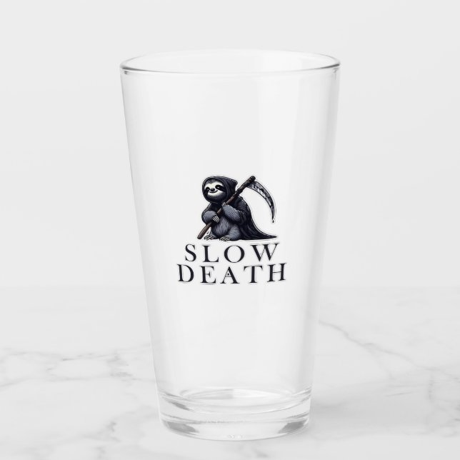 Slow Death Essential T-Shirt Glass (Front)