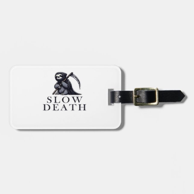 Slow Death Essential T-Shirt Luggage Tag (Front Horizontal)