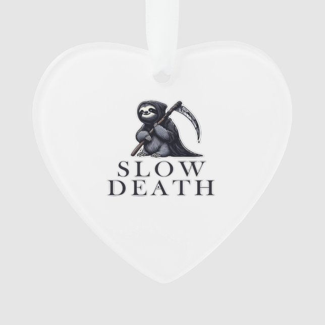 Slow Death Essential T-Shirt Ornament (Front)