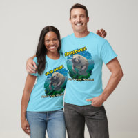 Slow Down and Drift for Manatee Inspired Shirt