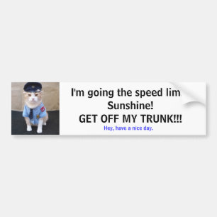 Slow Down! Bumper Sticker