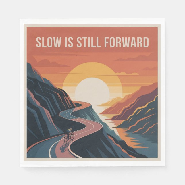 Slow Is Still Forward Napkin (Front)