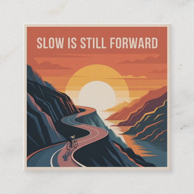 Slow Is Still Forward Referral Card (Front)