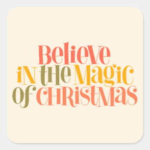 Slow Living Lifestyle Design Square Sticker