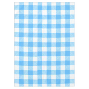 Slow-Living Summer Sky Check Tablecloth