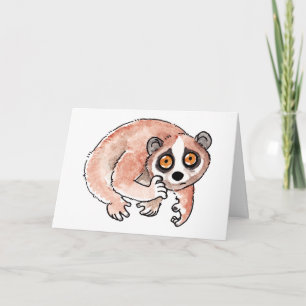 Slow Loris Greeting Card