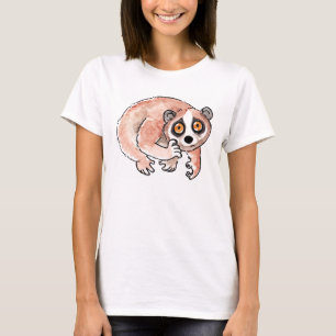 Slow Loris Ladies Fitted T-Shirt