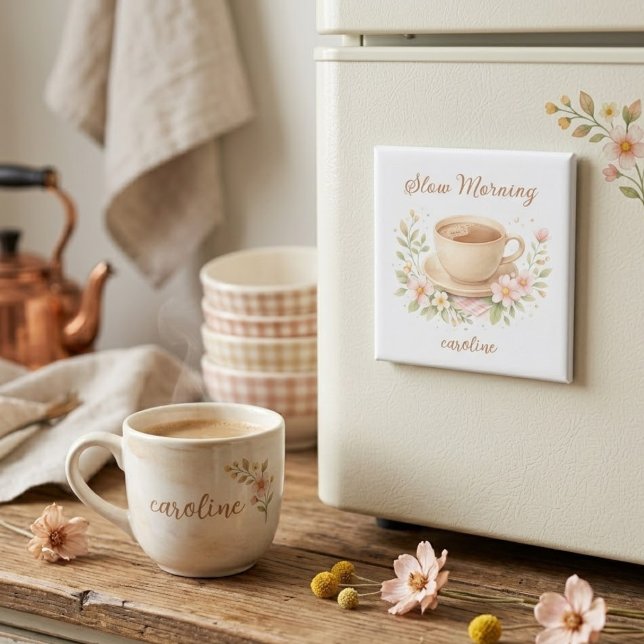 Slow Morning Coffee Magnet (Creator Uploaded)