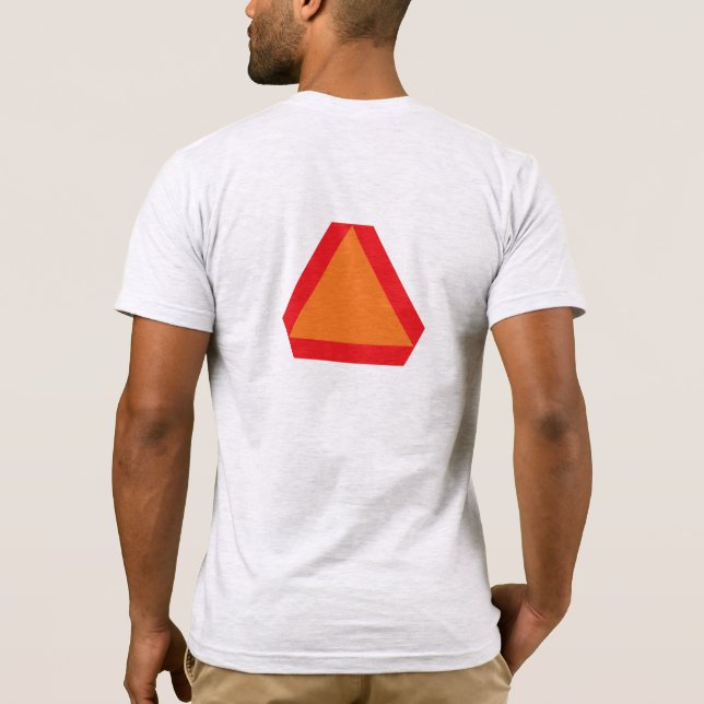 Slow Moving Vehicle T-shirt (Back)