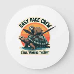 Slow Pace Squad Vintage Animal Runner Shirt 2 Large Clock