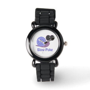 Slow Poke Periwinkle Snail Watch