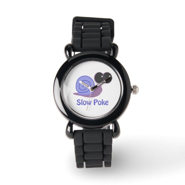 Slow Poke Periwinkle Snail Watch (Front)