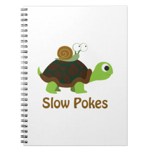 Slow Pokes - Cute Turtle and Snail Notebook