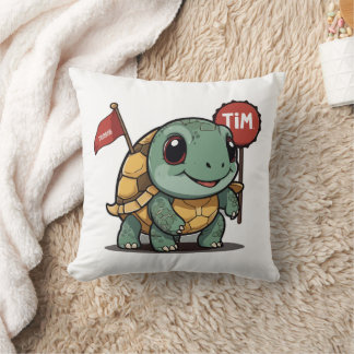 Slow Progress Is Still Progress – Cute Kawaii Turt Cushion