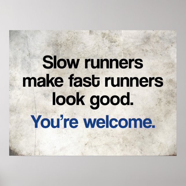 Slow Runners Poster (Front)