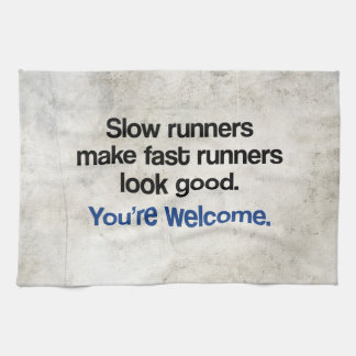 Slow Runners Tea Towel