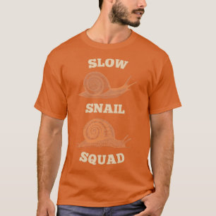 Slow Snail Squad Snail T-Shirt
