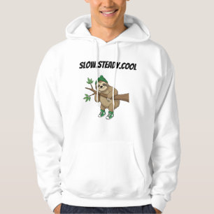 Slow.Steady.Cool T-Shirt-Chill vibes cute cartoon Hoodie