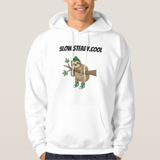 Slow.Steady.Cool T-Shirt-Chill vibes cute cartoon Hoodie