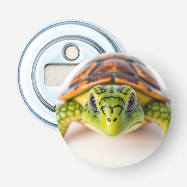 Slow & Steady Turtle Vibes Bottle Opener (Front)