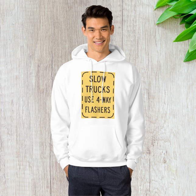 Slow Trucks Road Sign Hoodie (Creator Uploaded)