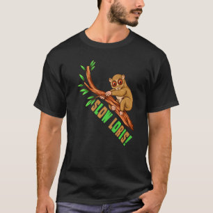 Slowloris Slow Loris Plumbloris Primate Monkey Ape T-Shirt
