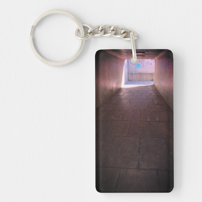 Slowly Slowly Key Ring (Front)
