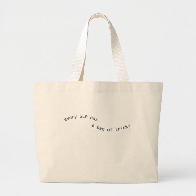 SLP bag gift | SLP Bag of Tricks Jumbo Tote Bag  (Front)