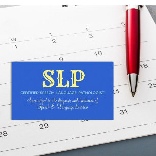 SLP custom business cards