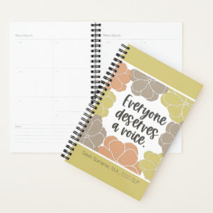 SLP! Cute, Custom Daily Planner