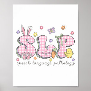 Slp Easter Speech Language Pathology Spring Speech Poster