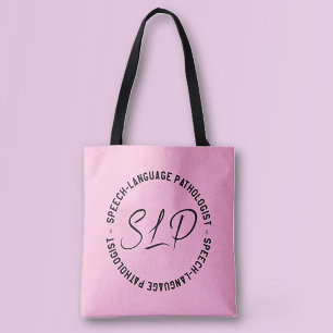 SLP! Speech Language Pathologist tote Bag