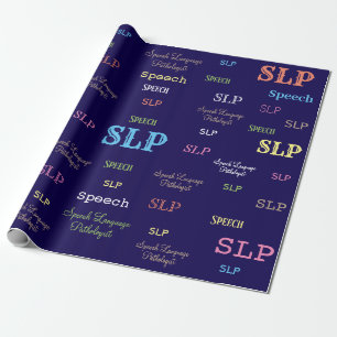 SLP (Speech language pathologist)wrapping paper