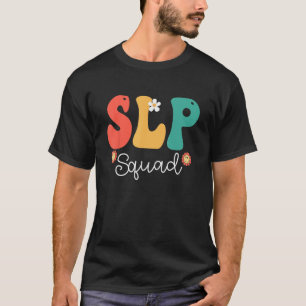 SLP Squad Retro Groovy Vintage Happy First Day Of  T-Shirt