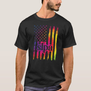 Slpa Us Flag Speech Language Pathology Assistant T-Shirt