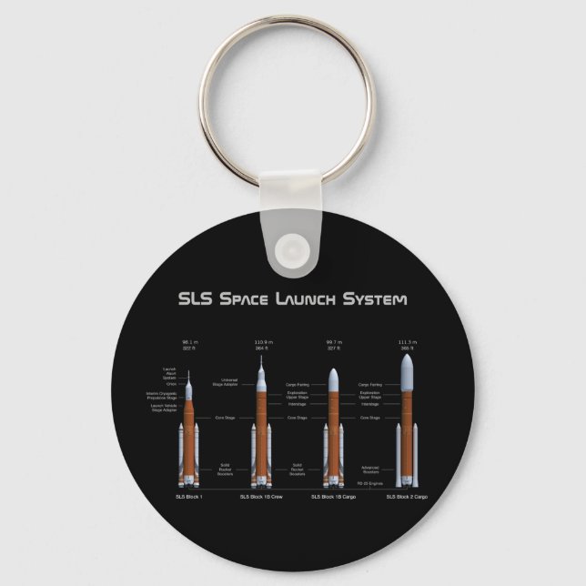 SLS Space Launch System Key Ring (Front)
