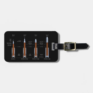 SLS Space Launch System Rockets Luggage Tag