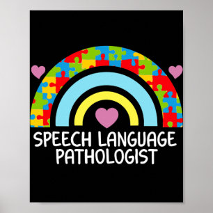 SLT Speech Language Pathologist Speech Therapy  Poster