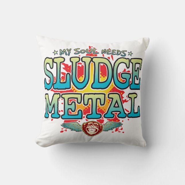 Sludge Metal Soul Cushion (Front)