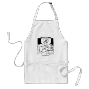 Slug Nightmares Funny Cartoon Gifts & Tees Standard Apron