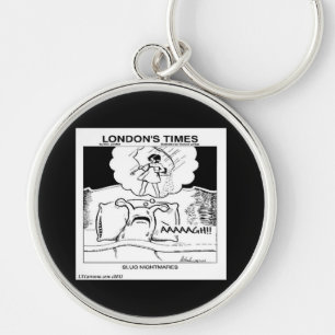 Slug Nightmares Funny Key Ring