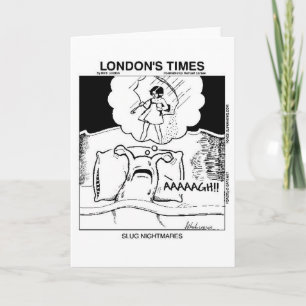 Slug Nightmares Greeting Cards