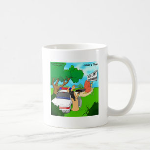 Slug Traffic Cop Funny Coffee Mug
