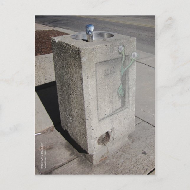 sluggo emerges from hibernation postcard (Front)